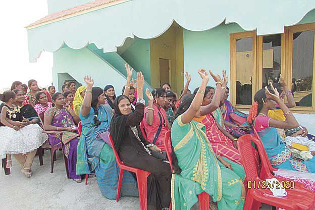 1st students graduate from Pushpa Sewing School, sponsored by Rotary